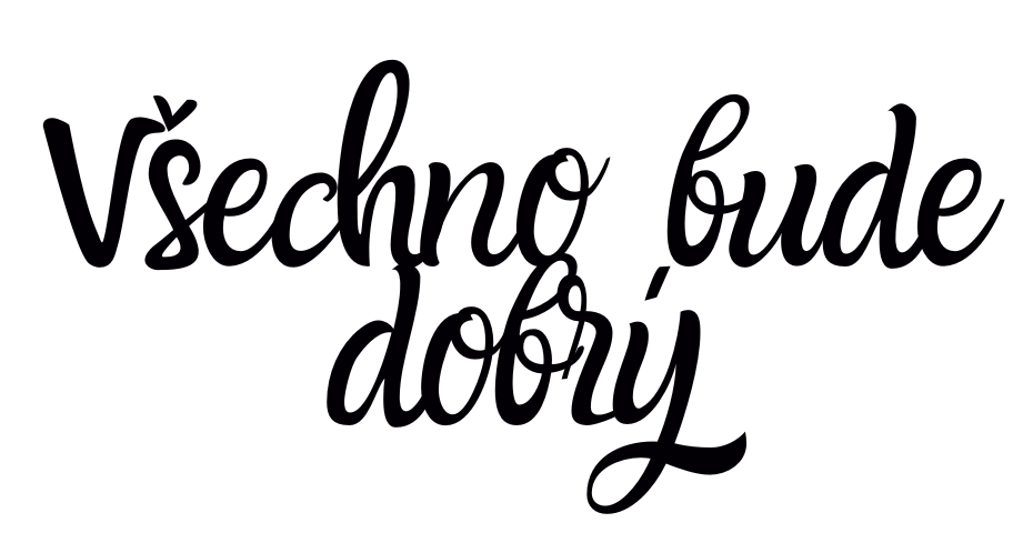 logo všechno bude dobrý podcast transparent